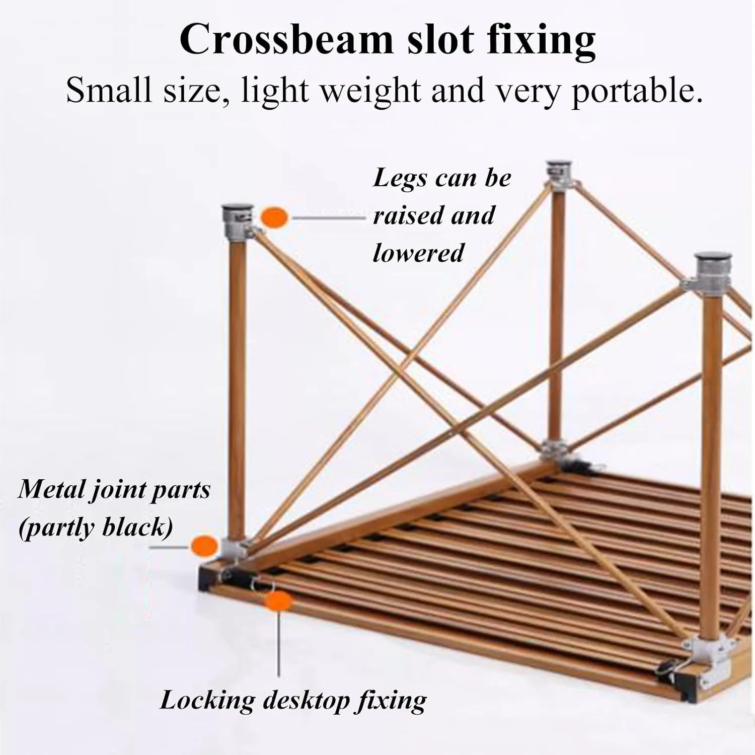 SOBOUR Liftable Camping Table Aluminum Alloy Picnic Table Ultralight Folding Camping Table Roll Up Table Top Multi-Purpose for Camp
