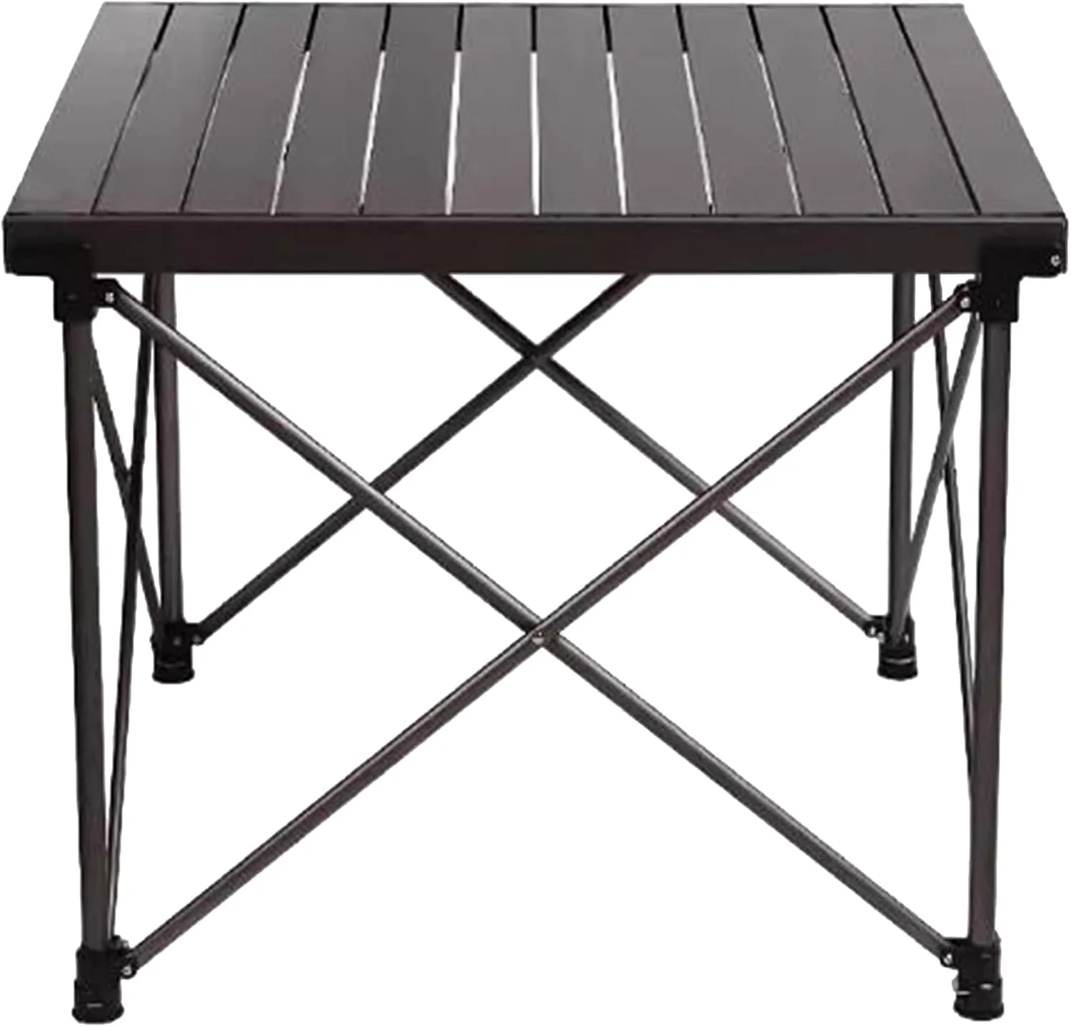 SOBOUR Liftable Camping Table Aluminum Alloy Picnic Table Ultralight Folding Camping Table Roll Up Table Top Multi-Purpose for Camp