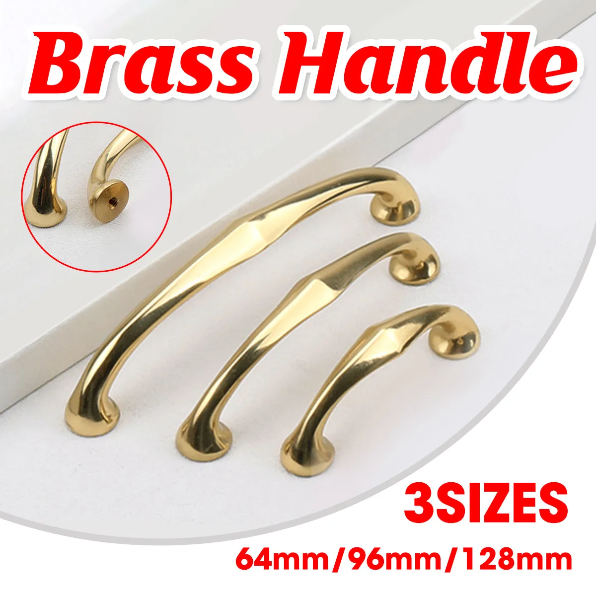 Solid Brass Cabinet Handles | Modern Cabinet Pull Handles