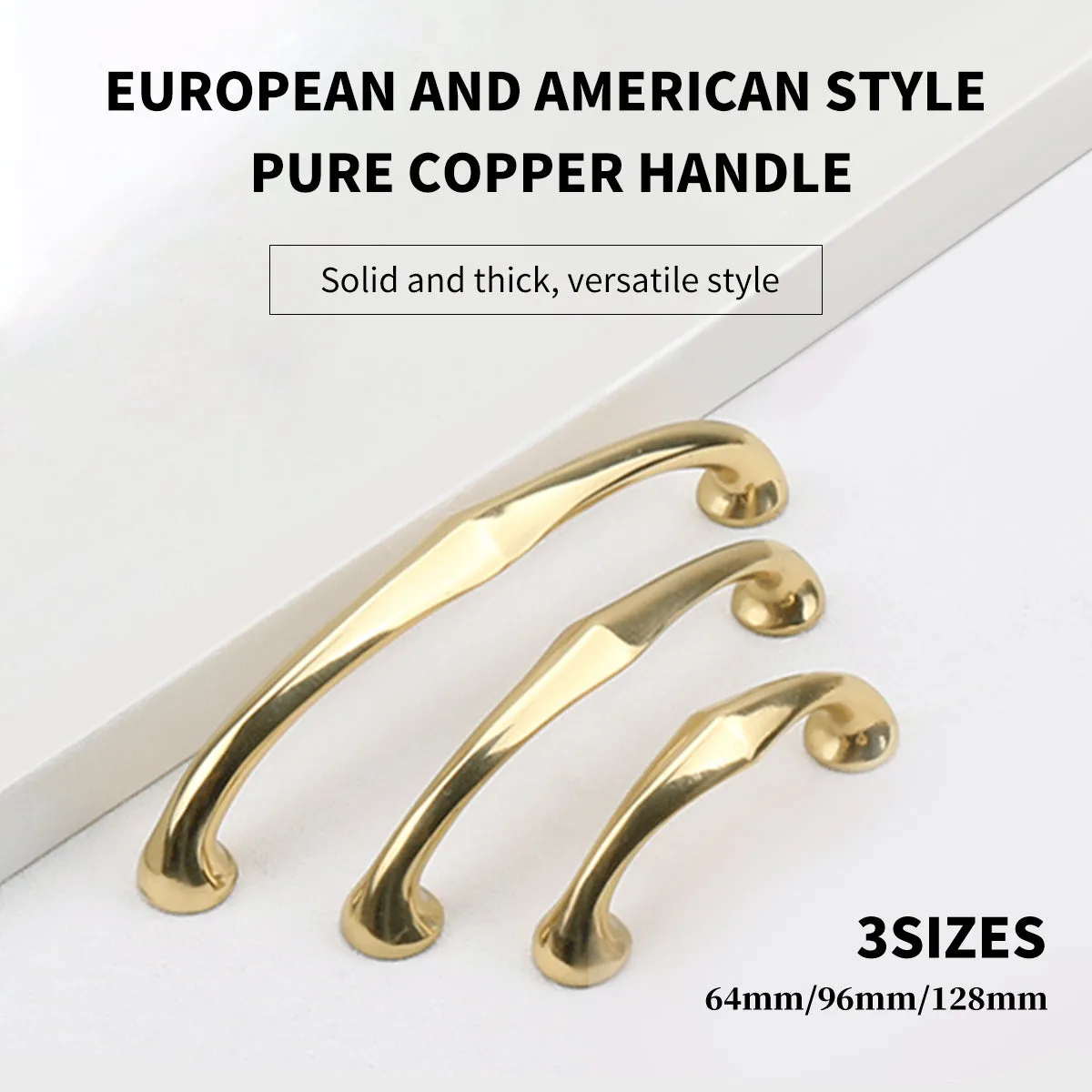 Solid Brass Cabinet Handles | Modern Cabinet Pull Handles