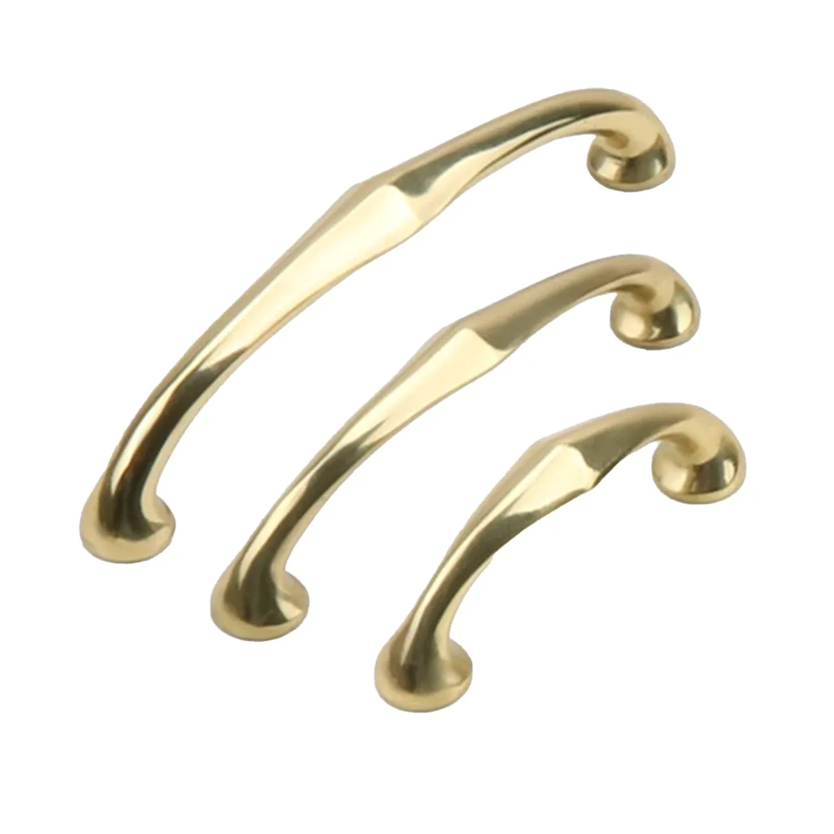 Solid Brass Cabinet Handles | Modern Cabinet Pull Handles