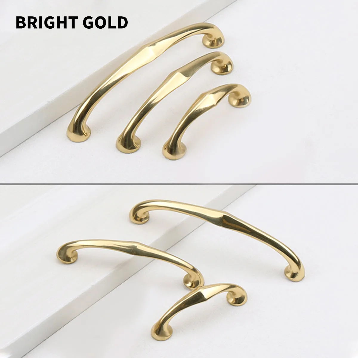 Solid Brass Cabinet Handles | Modern Cabinet Pull Handles