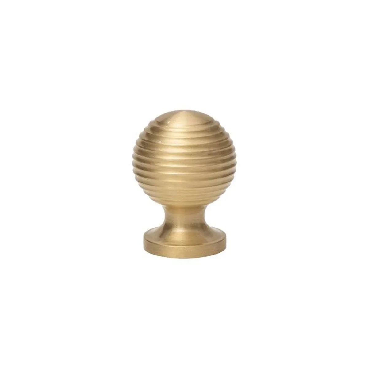 Solid Brass Cabinet Knobs – Modern Round Drawer Pulls