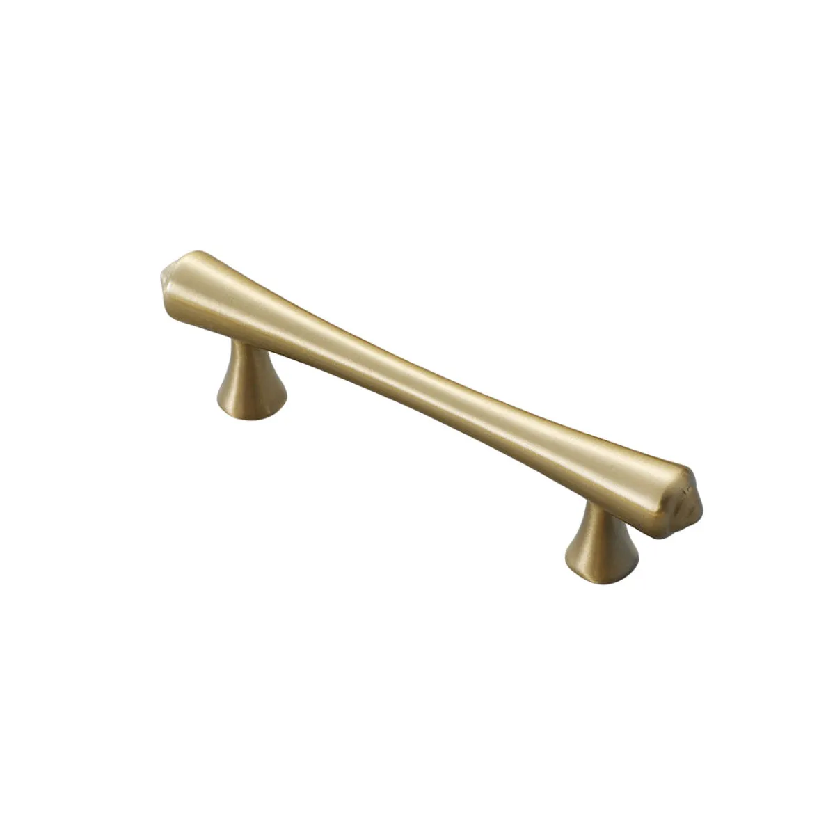 Solid Copper Cabinet Pull Handles – Modern Curved T-Bar Design