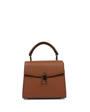 Sophie Top Handle Bag in Saddle