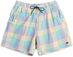 Southern Marsh Dockside Swim Trunk - Seersucker Gingham