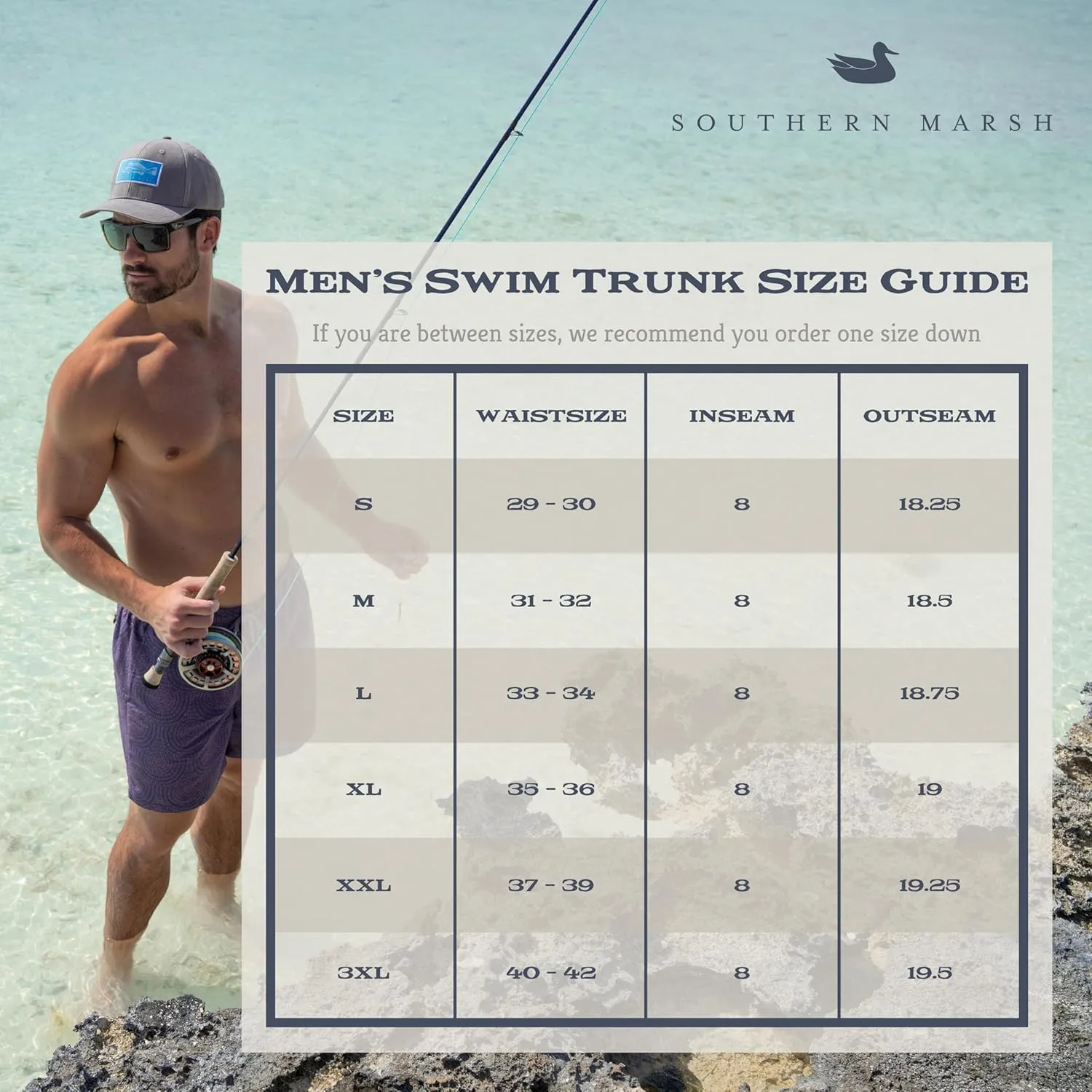 Southern Marsh Dockside Swim Trunk