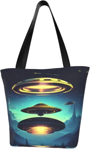 Spacecraft descend Cross-body Shoulder Bag, Women's One-shoulder Handbag, Weekend Travel Shopping and Playing Shoulder Bag
