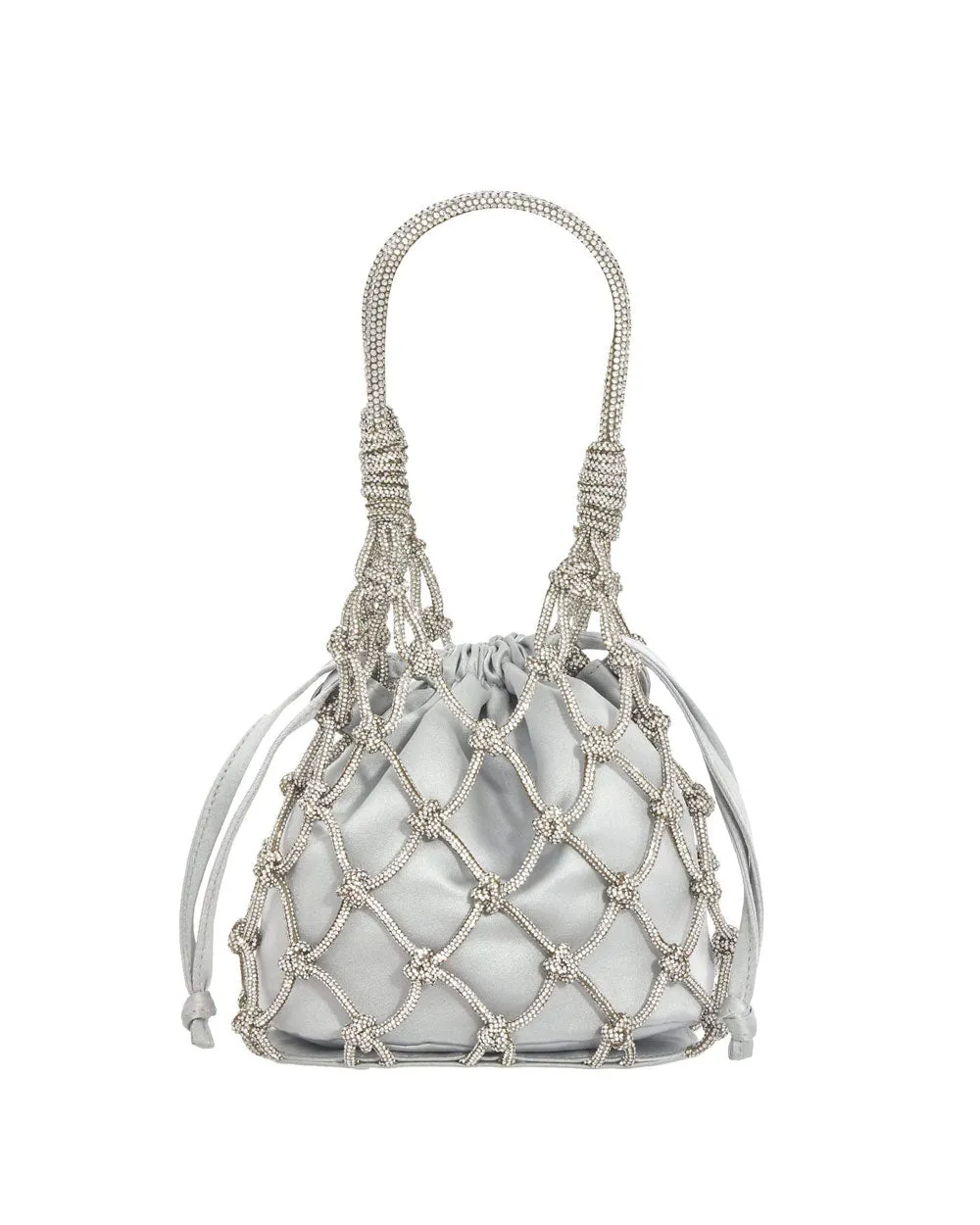 Sparkle Net Pouch in Silver