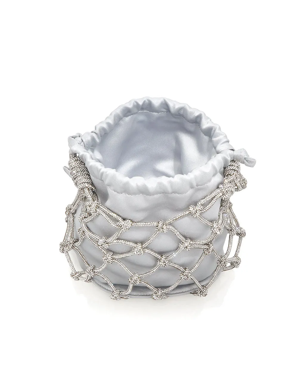 Sparkle Net Pouch in Silver