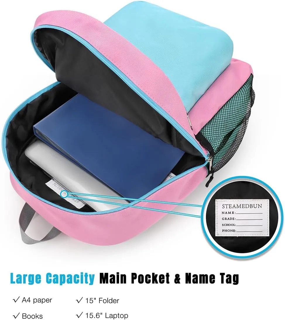 STEAMEDBUN Backpack for Girls 5-9,Kids Backpack for Elementary School Bag