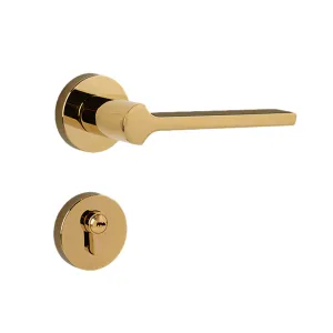 Stylish Aluminium Entrance Door Handles – Front Door Lever Handle Gold