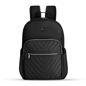Stylish Laptop Backpack with Padded Compartment | 19L | Black