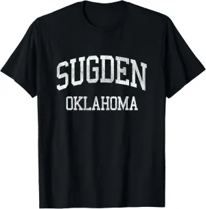 Sugden Oklahoma OK Vintage Athletic Sports Design T-Shirt