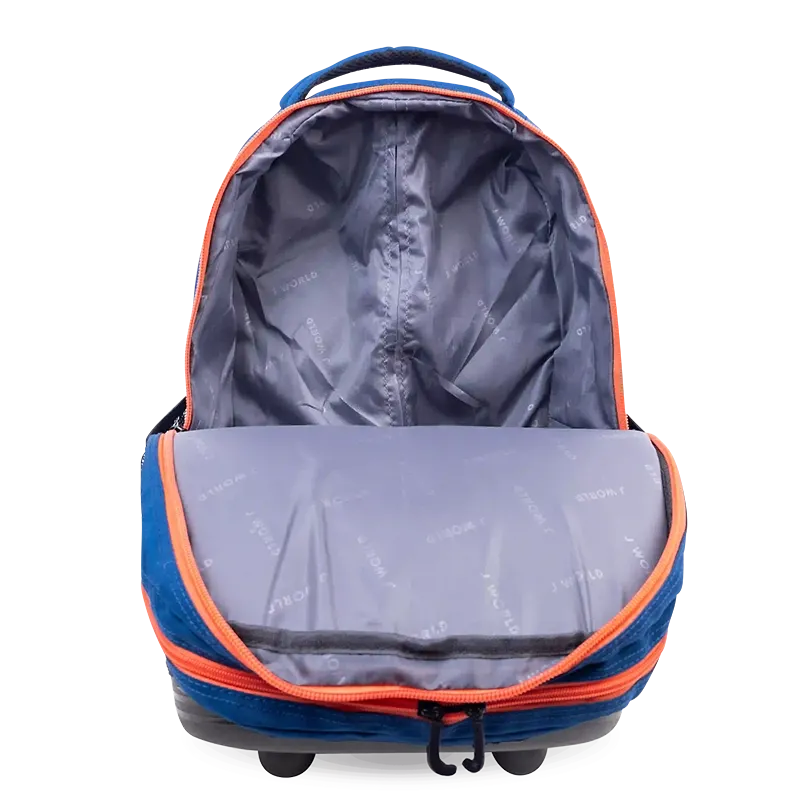 Sundance Laptop Rolling Backpack (20 Inch) in Navy