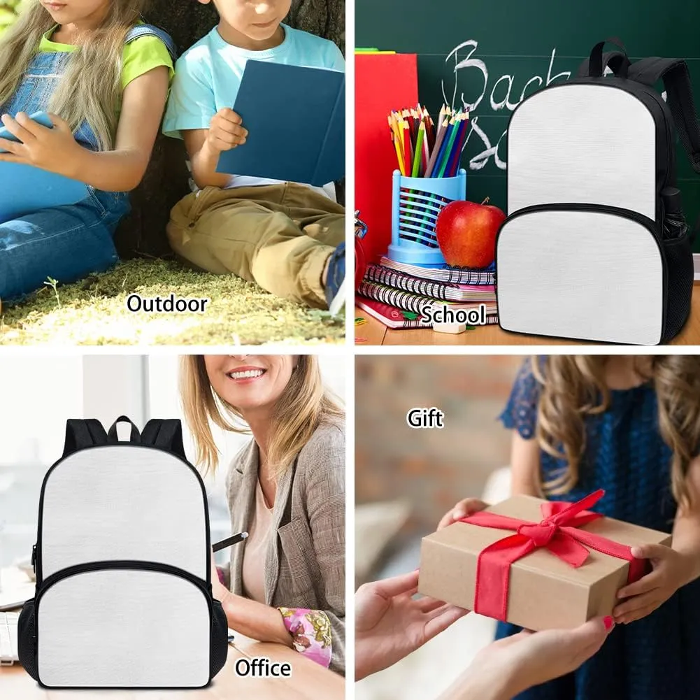 Suobstales Axolotl Heart Print Kids School Backpack Casual Travel Daypack School Backpack for Teens Boys Middle School Laptop Backpack with Zippe Pocket and Adjustable Straps