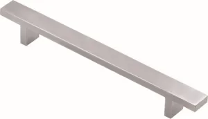 Superior Brass Kitchen Handle "T" Satin S/Steel 10x20mm Square 460mm