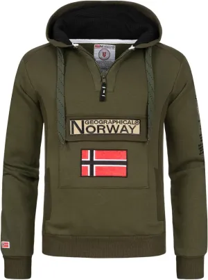 Sweatshirt Gymclass Hoodie Man Cotton Blend Khaki Xxl