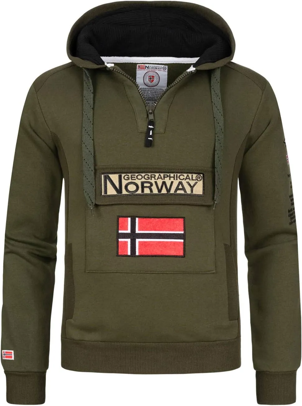 Sweatshirt Gymclass Hoodie Man Cotton Blend Khaki Xxl