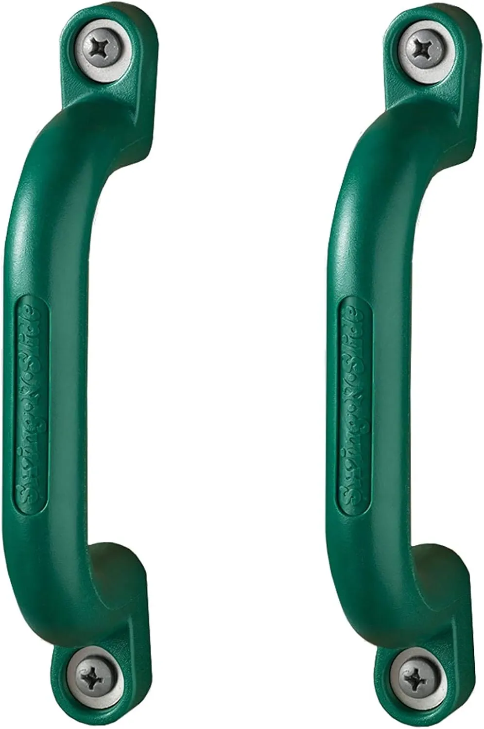 Swing-N-Slide WS 4410 Plastic Safety Handles with Mounting Hardware for Swing Sets, Playhouses, Play Towers and Wooden Playsets, Green