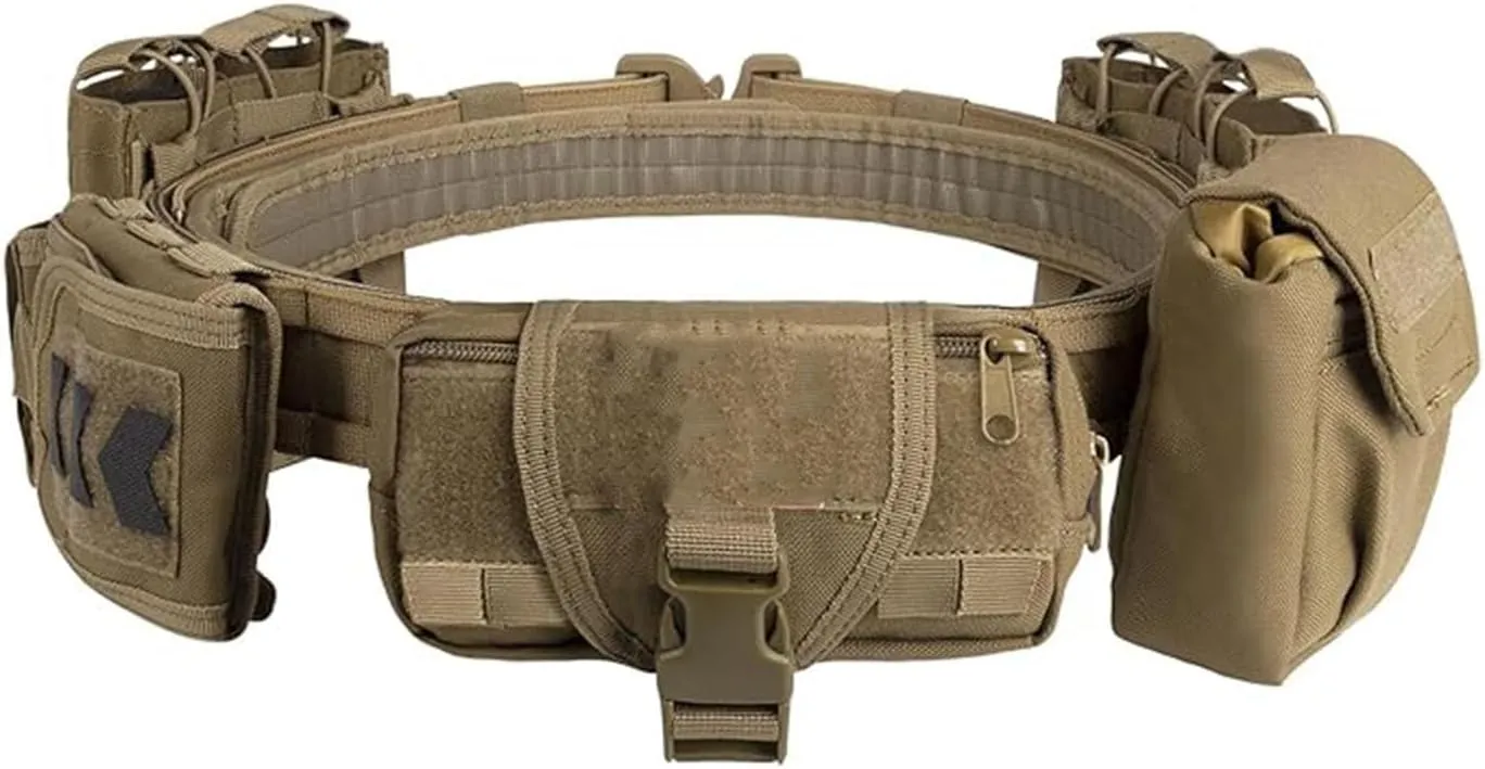 Tactical Battle Belt Quick Release Rigger 1.75 Inch Inner & Outer Airsoft Belt Heavy Duty Belts for Men