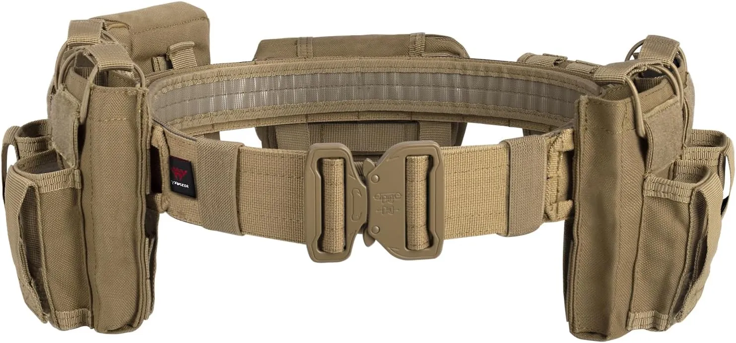 Tactical Battle Belt Quick Release Rigger 1.75 Inch Inner & Outer Airsoft Belt Heavy Duty Belts for Men