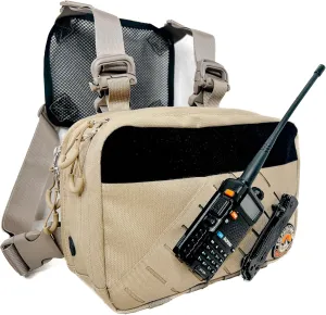Tactical Chest Rig Pack | EDC Molle Utility Bag for Hunting, Hiking, Forestry, Fishing, Fire and Outdoor Adventure Gear