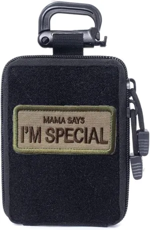 Tactical Molle First Aid Pouch - Military Mini Size EDC Utility Pouch Bags Medical Organizer Storage Pouch Waist Pack