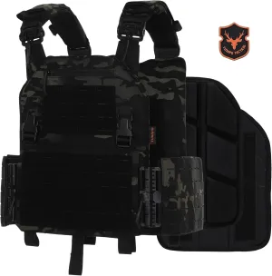 Tactical Molle Vest for Men Laser Cutting Modular Lightweight Quick Release Adjustable Vests