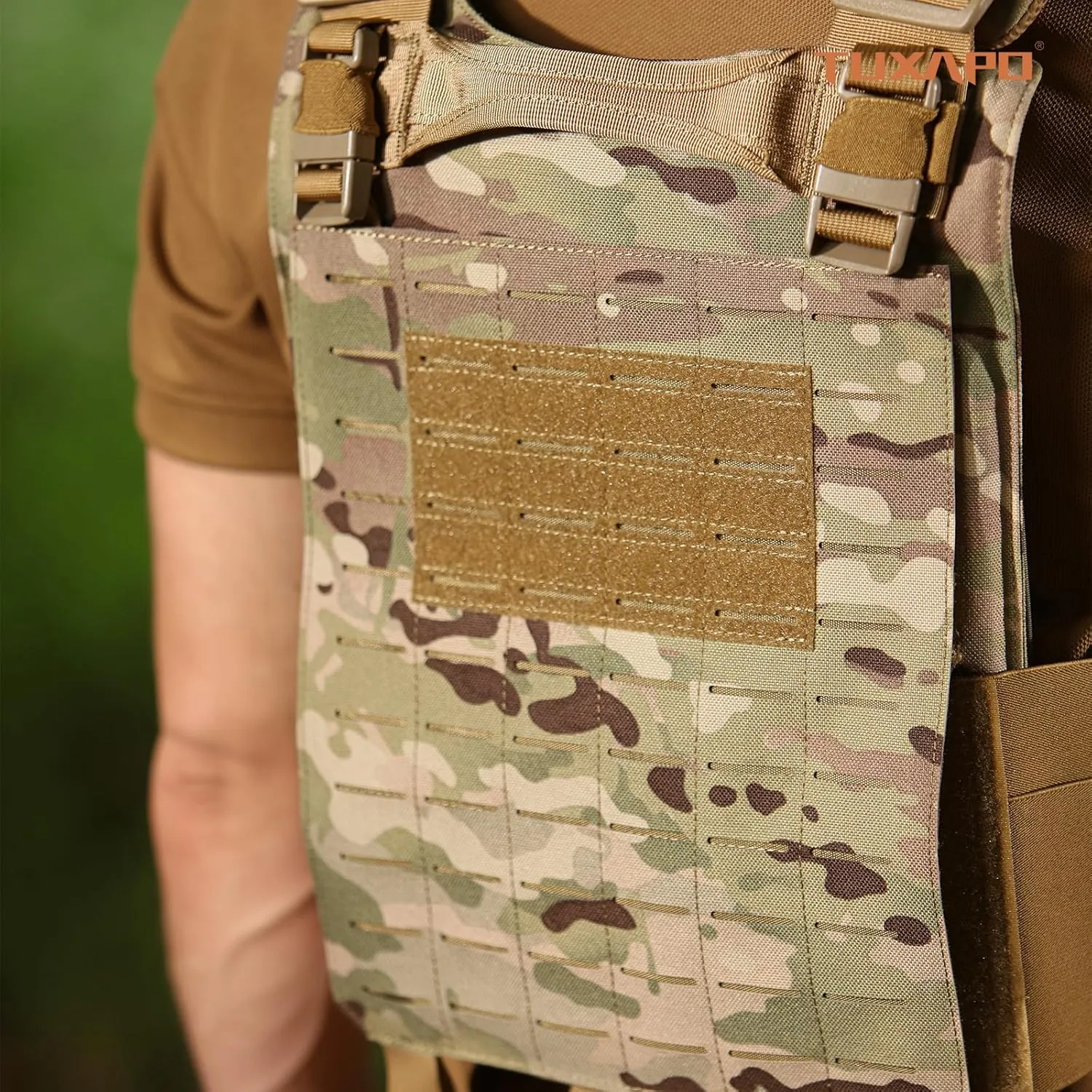 Tactical Molle Vest for Men Laser Cutting Modular Lightweight Quick Release Adjustable Vests