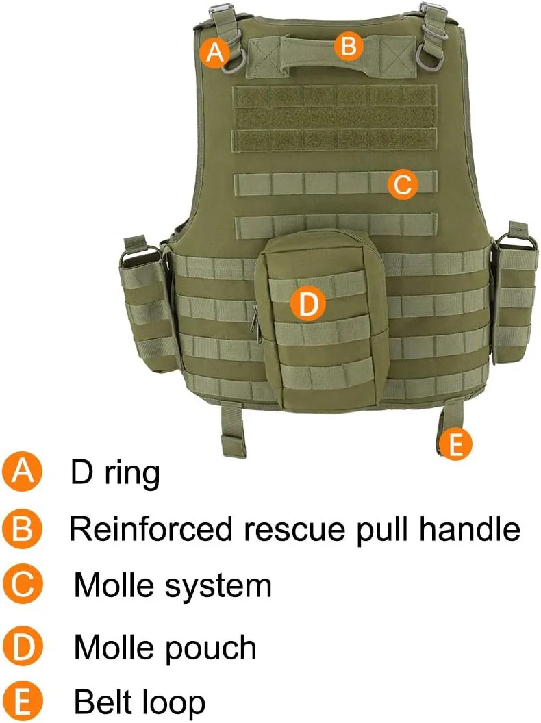 Tactical Vest Airsoft Painball Vest Outdoor Equipment for Men
