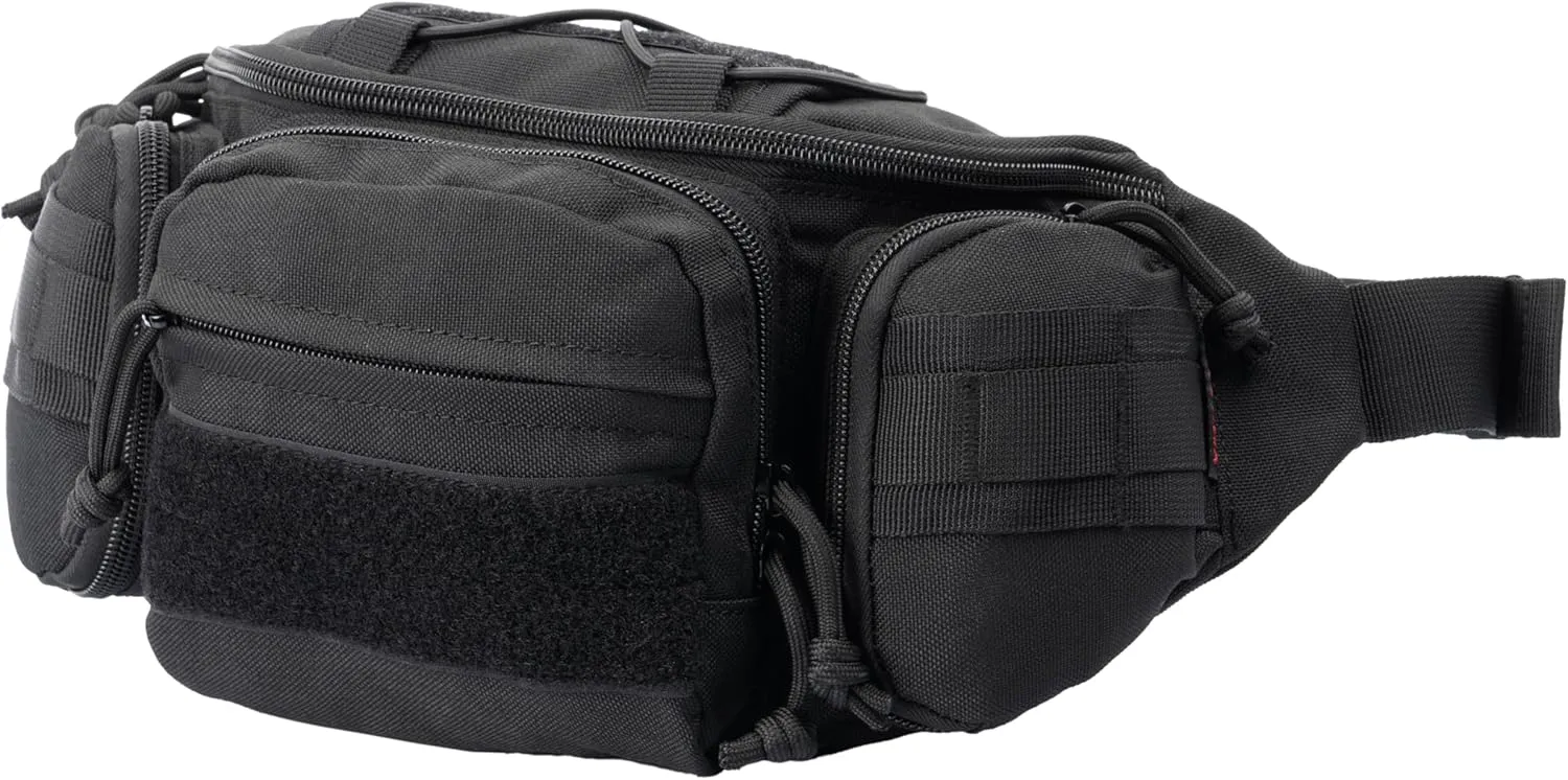 Tactical Waist Bag Utility Fanny Pack Small Hip Belt Bag Crossbody Sling Pack for Outdoor Every Day Carry, Hiking, Camping, Travel