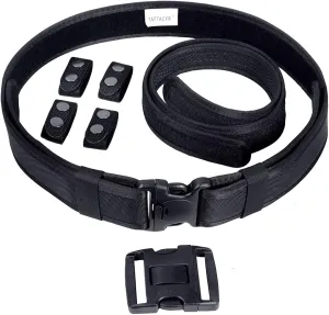 TAFTACFR Duty Belt for Law Enforcement Utility Security Military Police 2.25" Tactical Patrol Belt Set