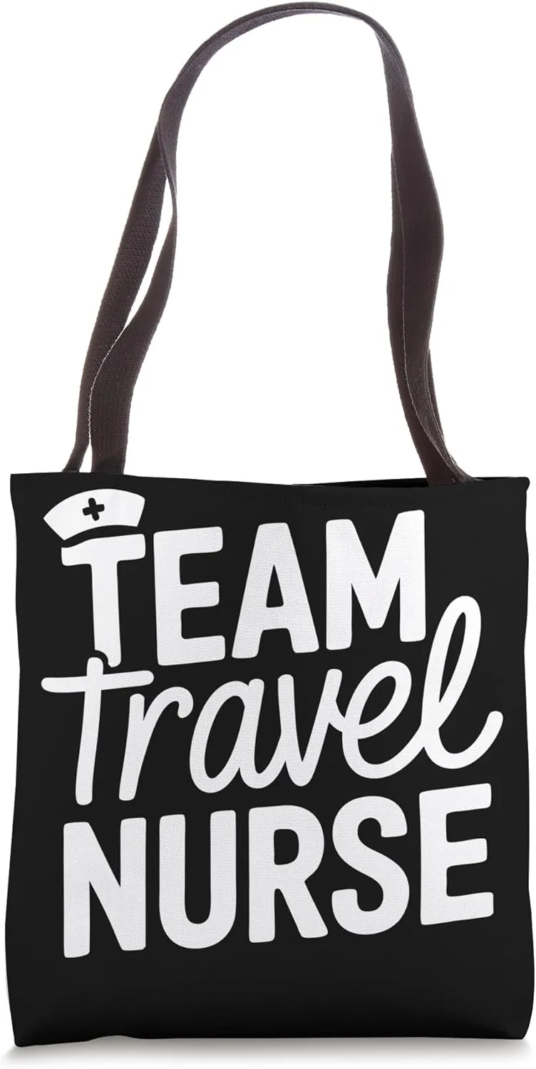 Team Travel Nurse Tote Bag