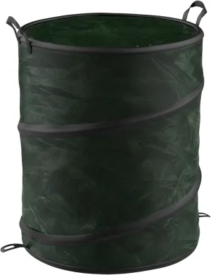 Texsport Collapsible Utility Bin with Lid, Waste Bin, Trash Can 11120 Green