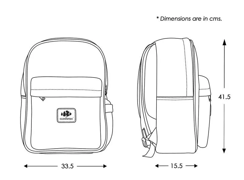 THE CLOWNFISH 21 Ltrs Brown Laptop Backpack (TCFLBP15.6LBBR)