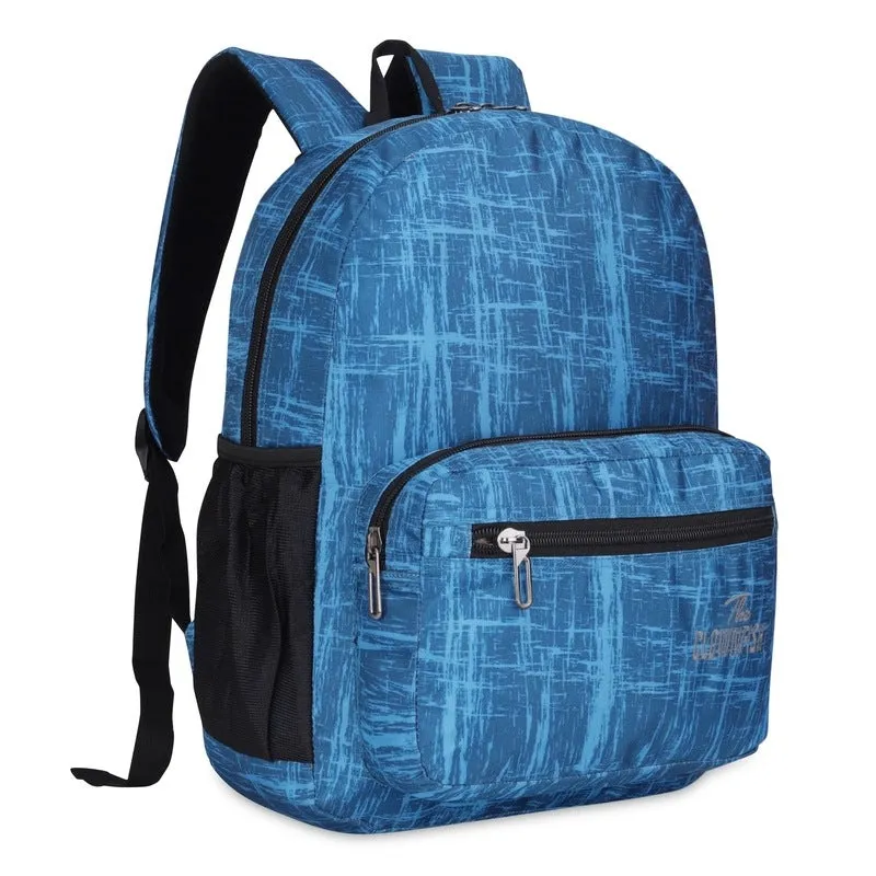 THE CLOWNFISH Marcellus Laptop Backpack - Water-Resistant, Adjustable | 21.5L | Arctic Blue