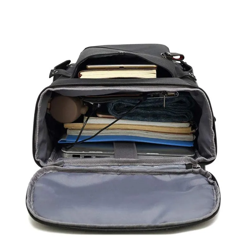 THE CLOWNFISH Unisex Laptop Backpack - 15.6 inch, Water Resistant | Comfort Cushioned Straps | Grey with Khaki