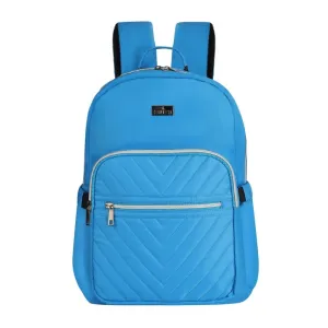 THE CLOWNFISH Women's Laptop Backpack - Stylish, Durable & Spacious | Adjustable Straps | 19L Capacity | Sky Blue