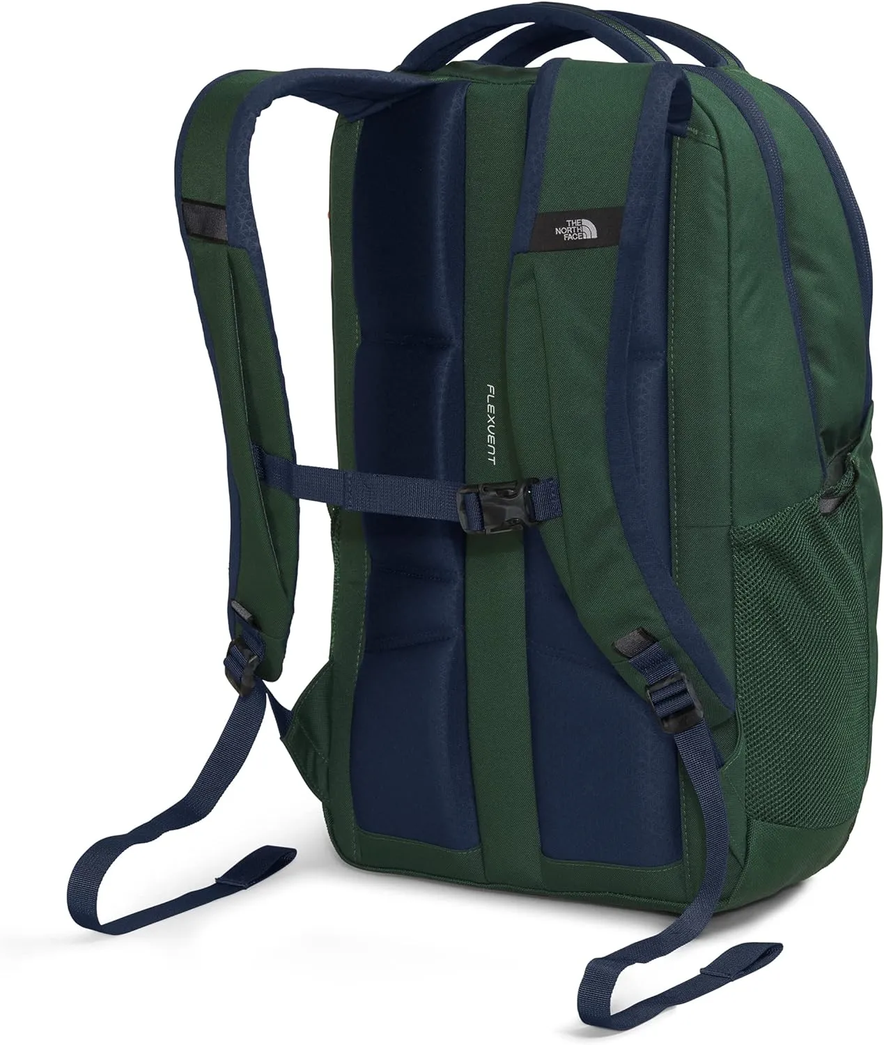 THE NORTH FACE Vault Everyday Laptop Backpack, Pine Needle/Summit Navy/Power Orange, One Size