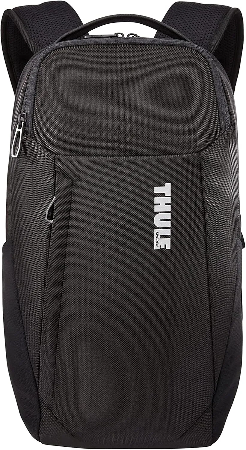 Thule Accent Laptop Backpack New - Fits MacBook - Hardshell Protective Compartment - Quick Access Front Pocket - Side Zipper Pocket - 100% Recycled Fabric - Hidden Back Pocket