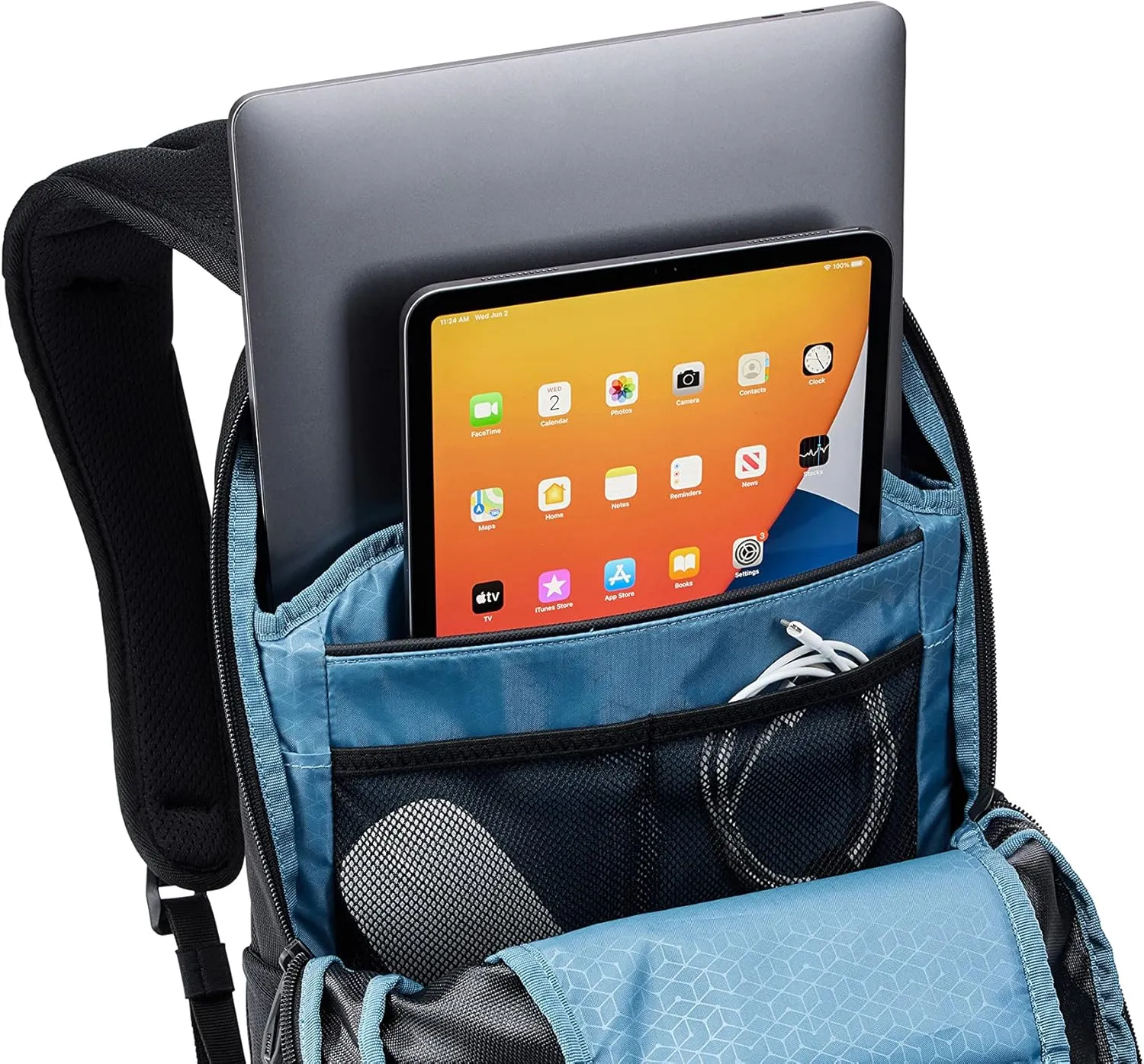 Thule Accent Laptop Backpack New - Fits MacBook - Hardshell Protective Compartment - Quick Access Front Pocket - Side Zipper Pocket - 100% Recycled Fabric - Hidden Back Pocket
