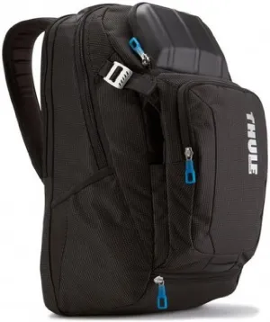Thule Crossover 32L Backpack - 15inch MacBook Pro / 15.6inch PC/Tablet compatible - Crush proof sunglass/tech pocket - Travel backpack - Carry on sized backpack,Black