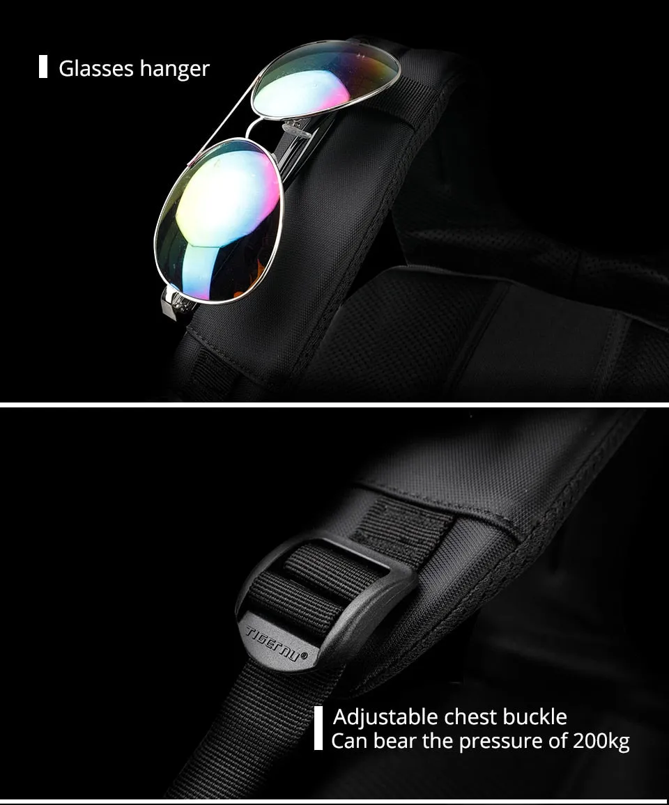 Tigernu Anti Theft Nylon 27L Men 15.6 inch Laptop Backpacks School Fashion Travel Male Mochilas Feminina Casual Women Schoolbag