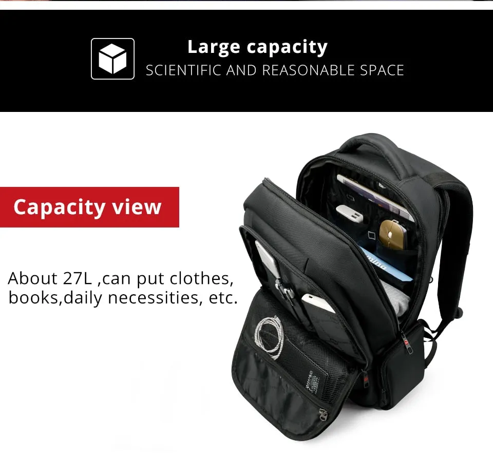 Tigernu Anti Theft Nylon 27L Men 15.6 inch Laptop Backpacks School Fashion Travel Male Mochilas Feminina Casual Women Schoolbag