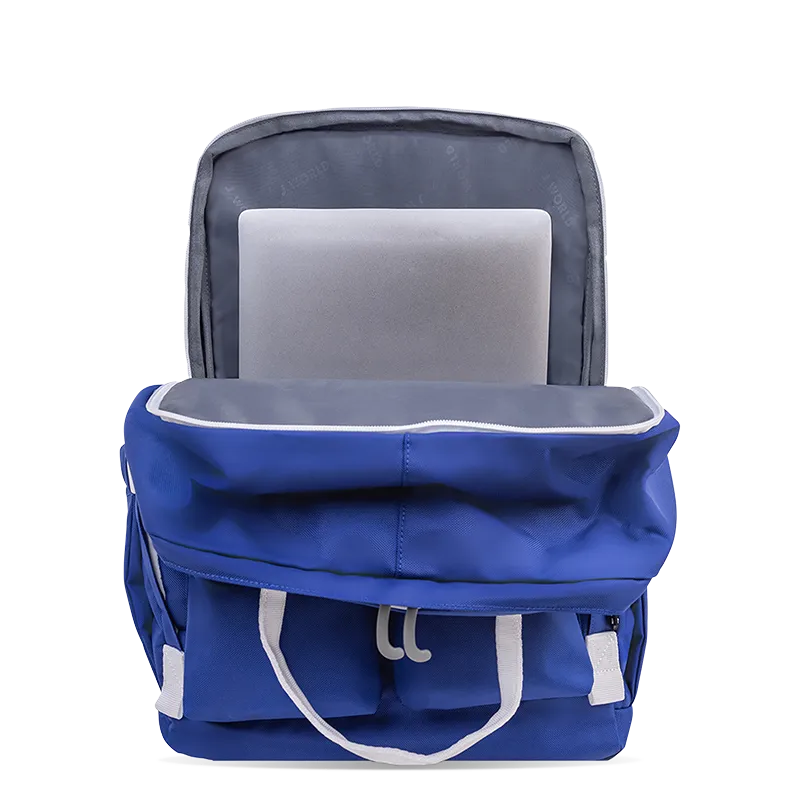 Timo Laptop Backpack in Bluing