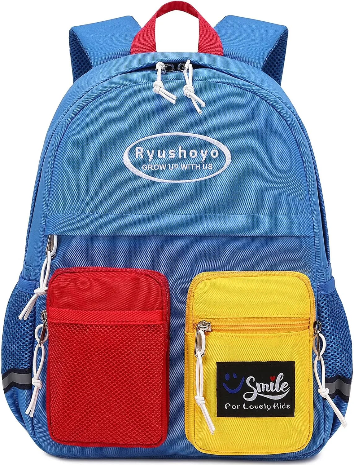 Toddler Backpack for 2-6 Years Boys Girls: 900D Polyester Kids Backpack with Chest Strap & Reflective Strips - Water Resistant Preschool Bag for Daycare, School & Travel-Blue