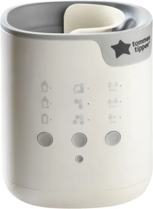 Tommee Tippee Multiwarm Bottle and Pouch Warmer, White, Warms Baby Feeds to Body Temperature in Minutes, Automatic Timer and Shut Off