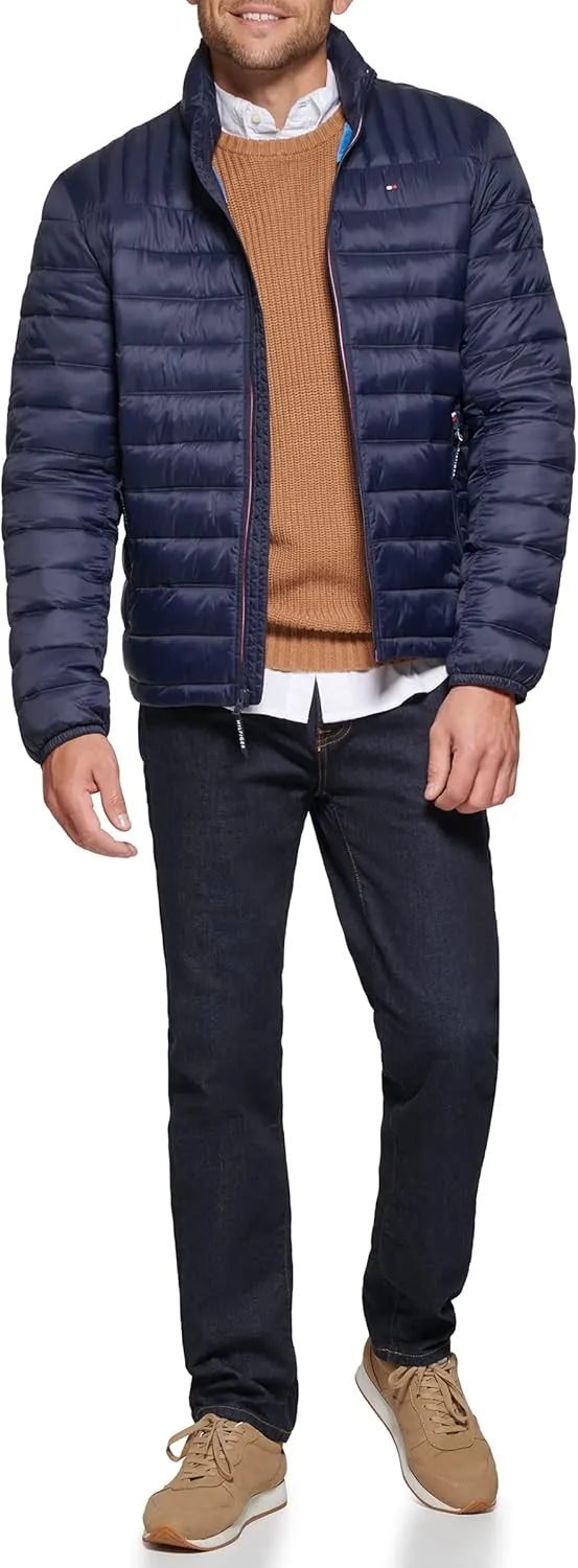 Tommy Hilfiger Men's Ultra Loft Lightweight Packable Puffer Jacket (Standard and Big & Tall)