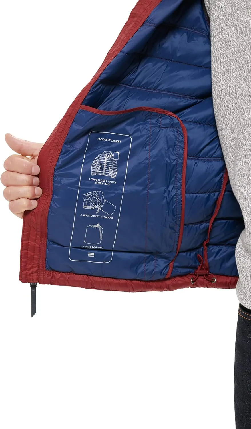 Tommy Hilfiger Men's Ultra Loft Lightweight Packable Puffer Jacket (Standard and Big & Tall)